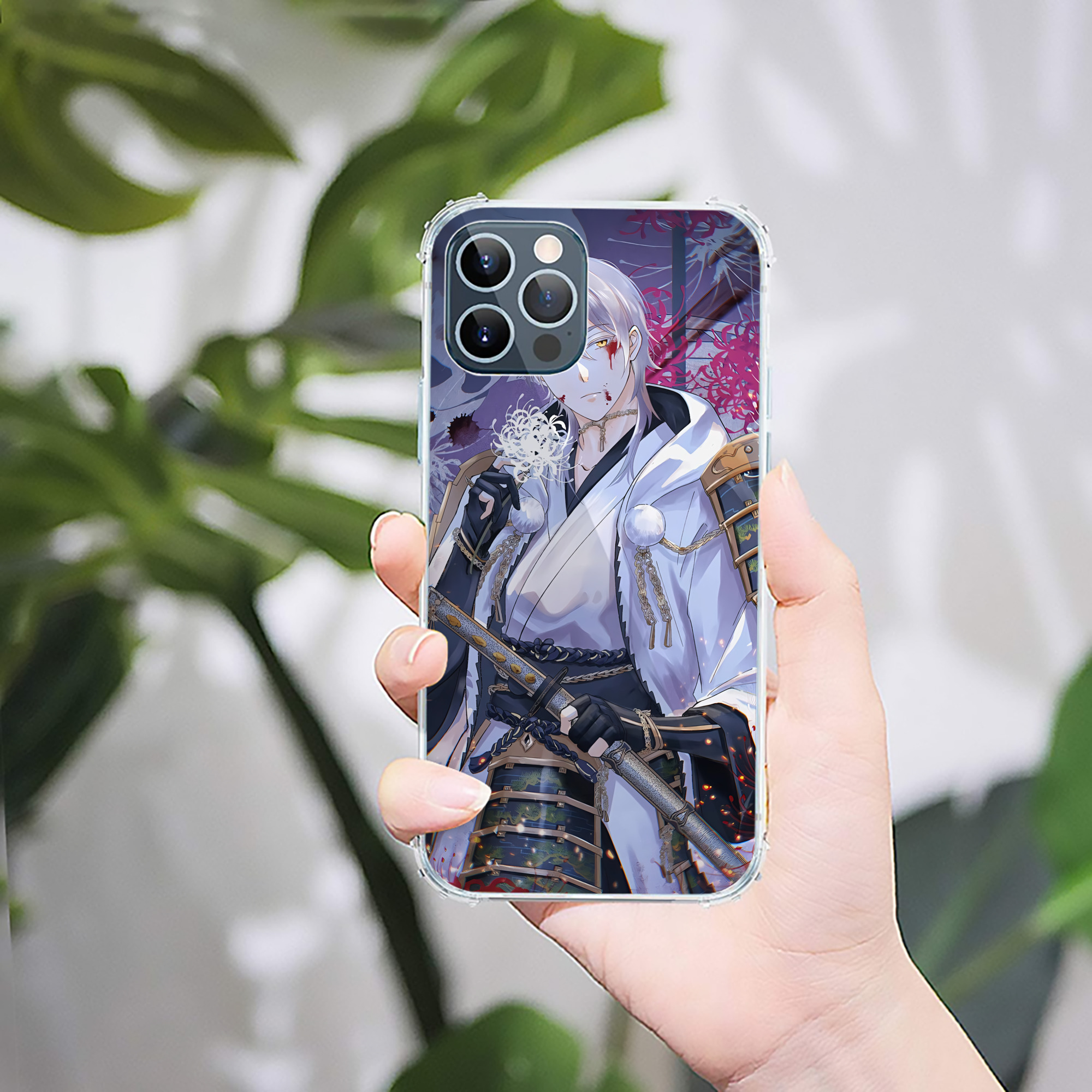 （画像用） 刀剣乱舞 Touken Ranbu 【iPhone 12シリーズ対応】透明スマホケース（クリアソフトケース）